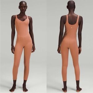 NWT Lululemon Align Bodysuit 25” Dusty Clay